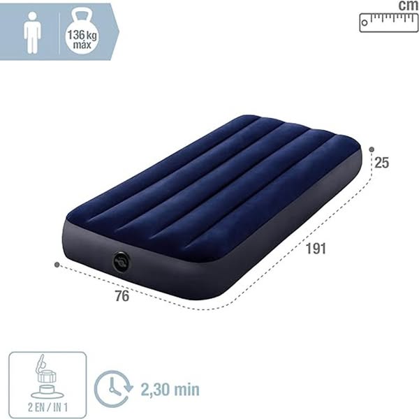 Matelas intex 1 personne + pompe